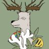 420 with Griffin - Playera Manga Larga Verde - Image 5