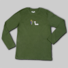420 with Griffin - Playera Manga Larga Verde - Image 2
