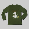 420 with Griffin - Playera Manga Larga Verde - Image 4